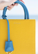 Geantă dama piele naturală Étape TOY BAG 888 YB Galben / Albastru