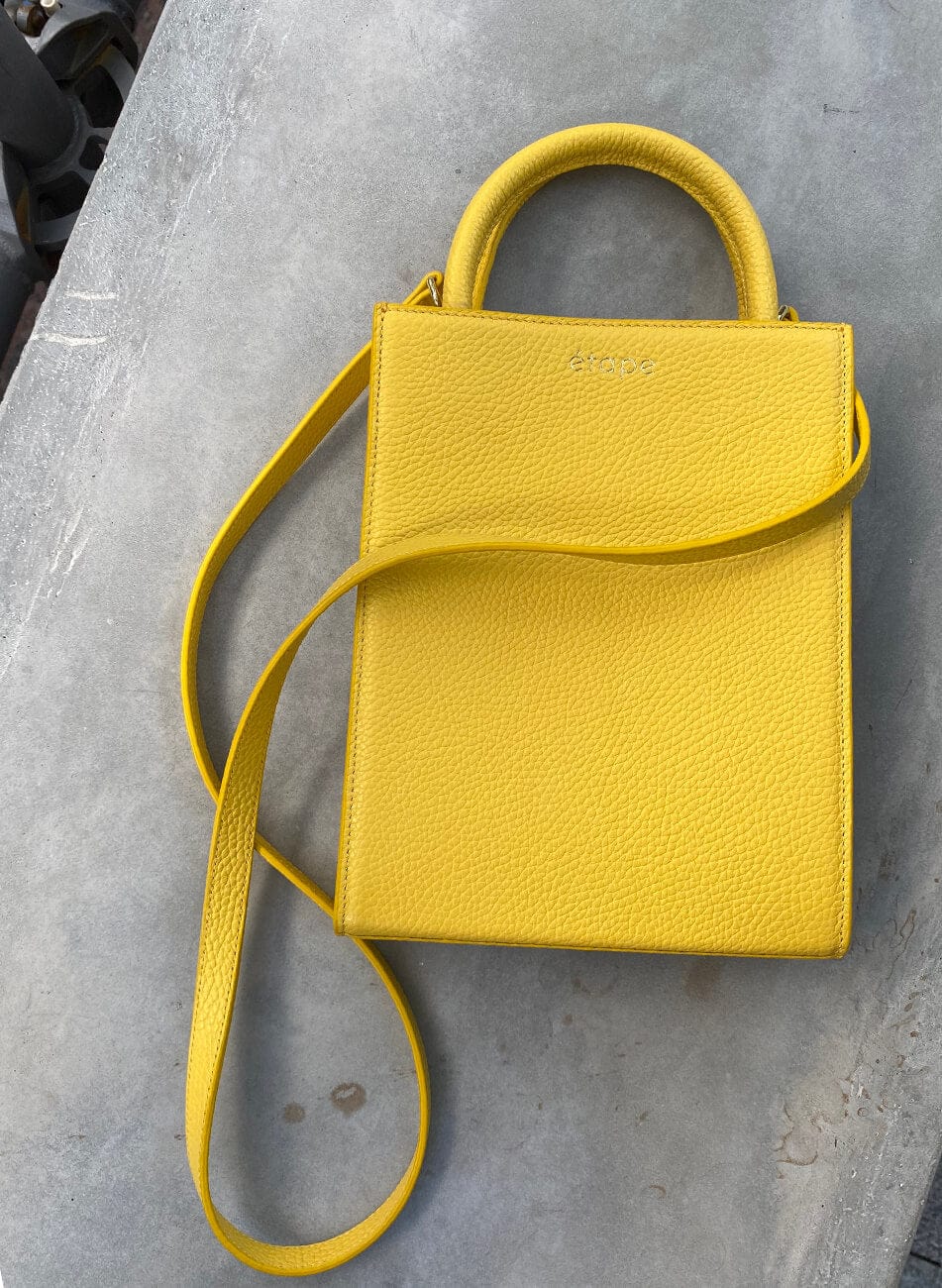 Geantă dama piele naturală Étape TOY BAG 888 YL Galben