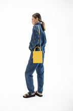 Geantă dama piele naturală Étape TOY BAG 888 YL Galben