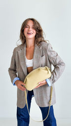 Geantă dama piele naturală Étape Venice Banana Nappa