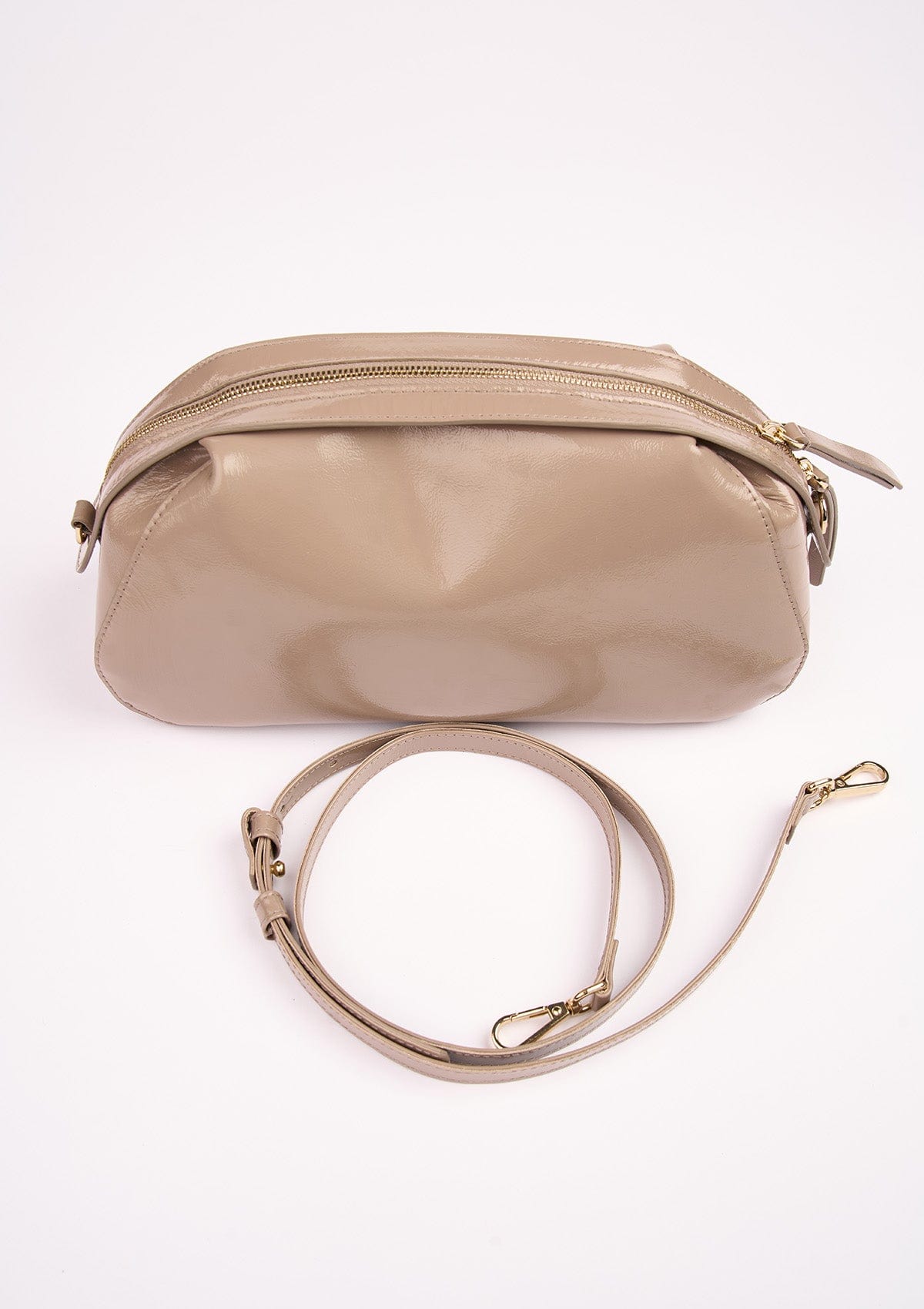 Geantă dama piele naturală Étape Venice Beige Lacca