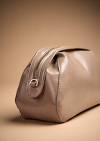 Geantă dama piele naturală Étape Venice Beige Lacca