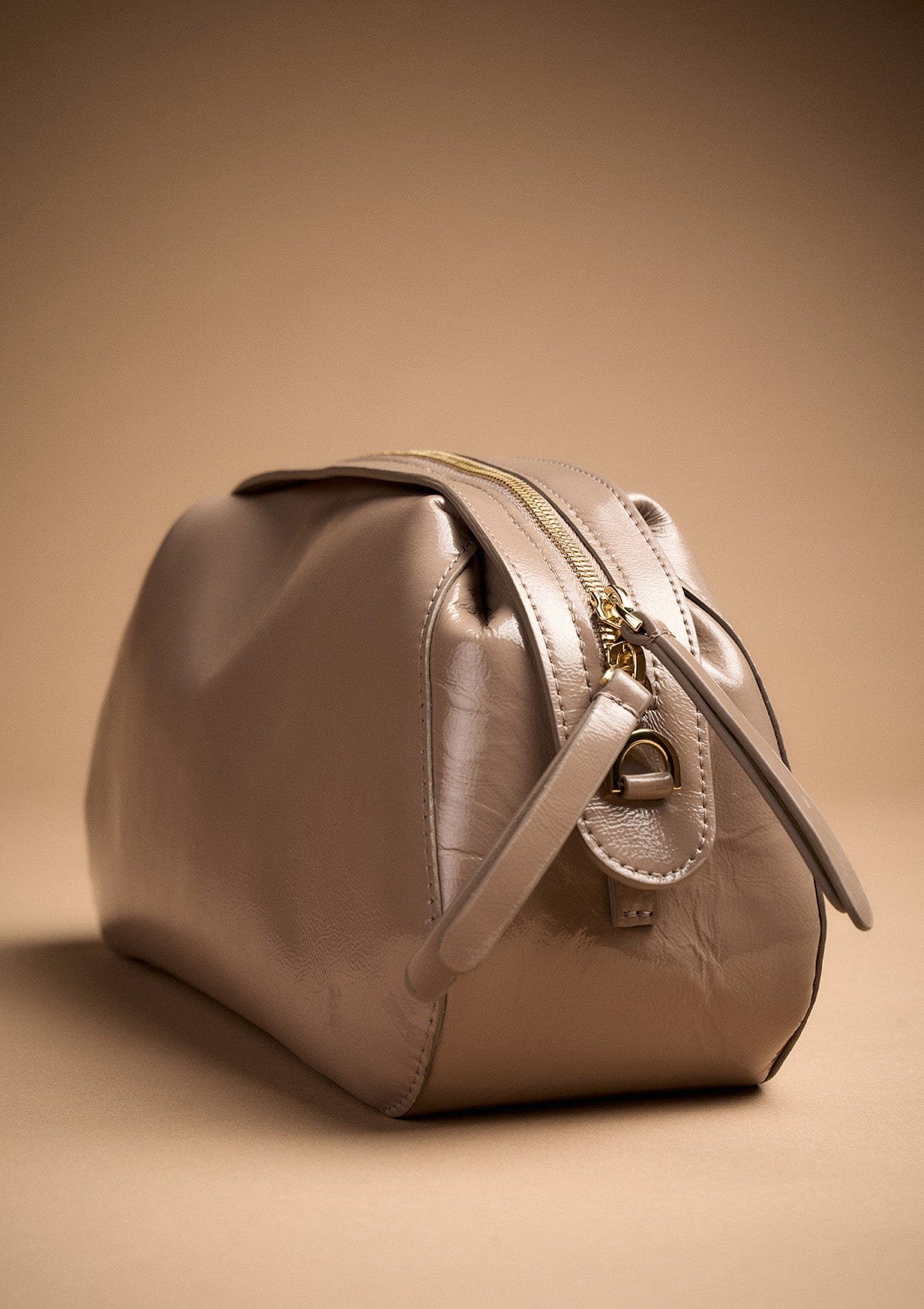 Geantă dama piele naturală Étape Venice Beige Lacca