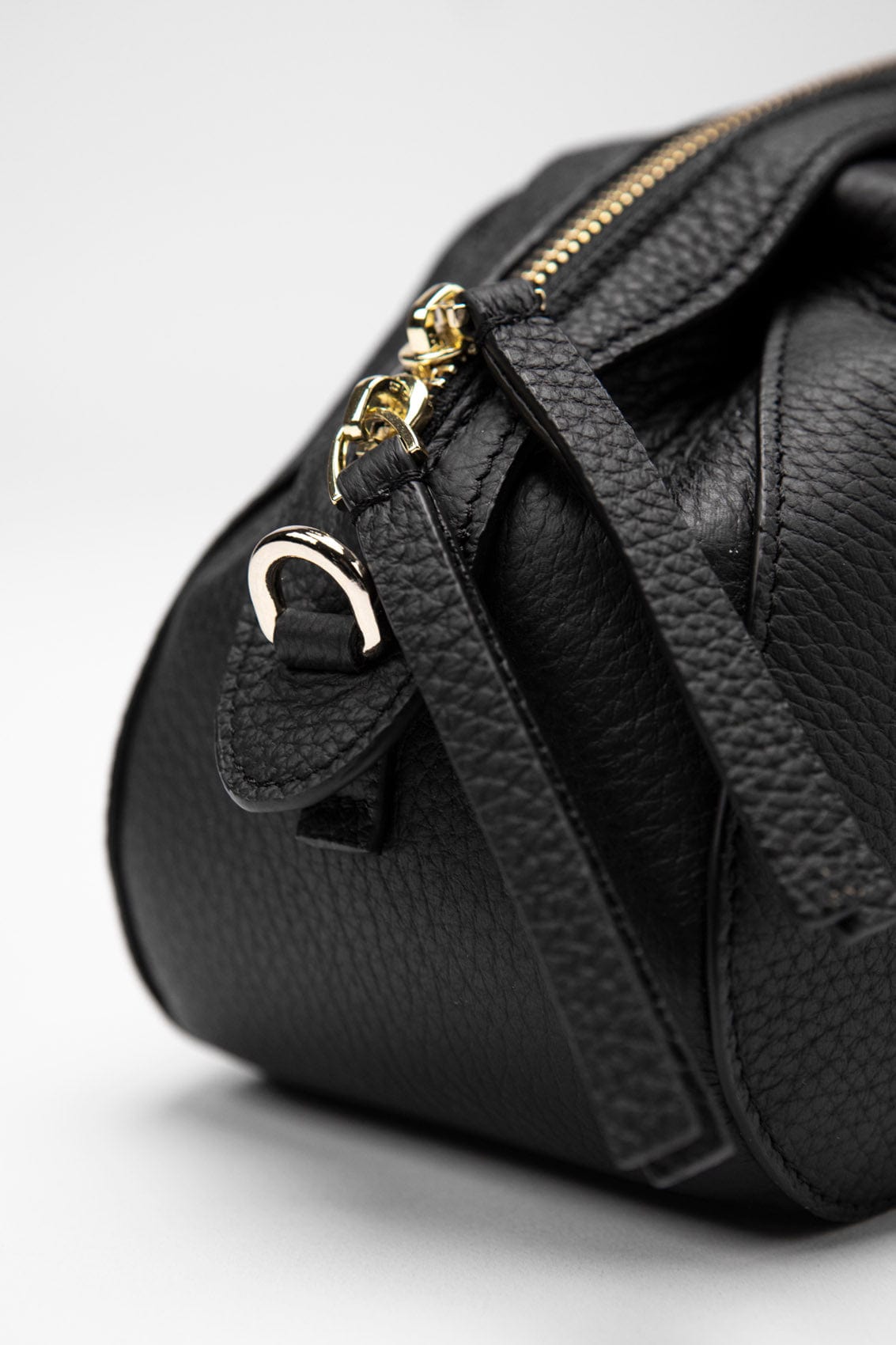 Geantă dama piele naturală Étape Venice Black Flotard