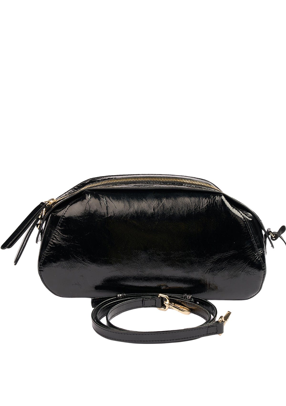 Geantă dama piele naturală Étape Venice Black Lacca