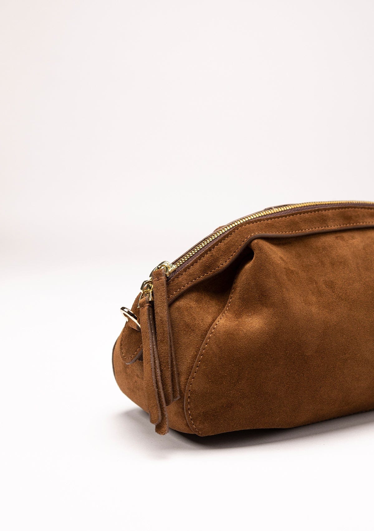 Geantă dama piele naturală de căprioară Étape Venice Brandy Suede