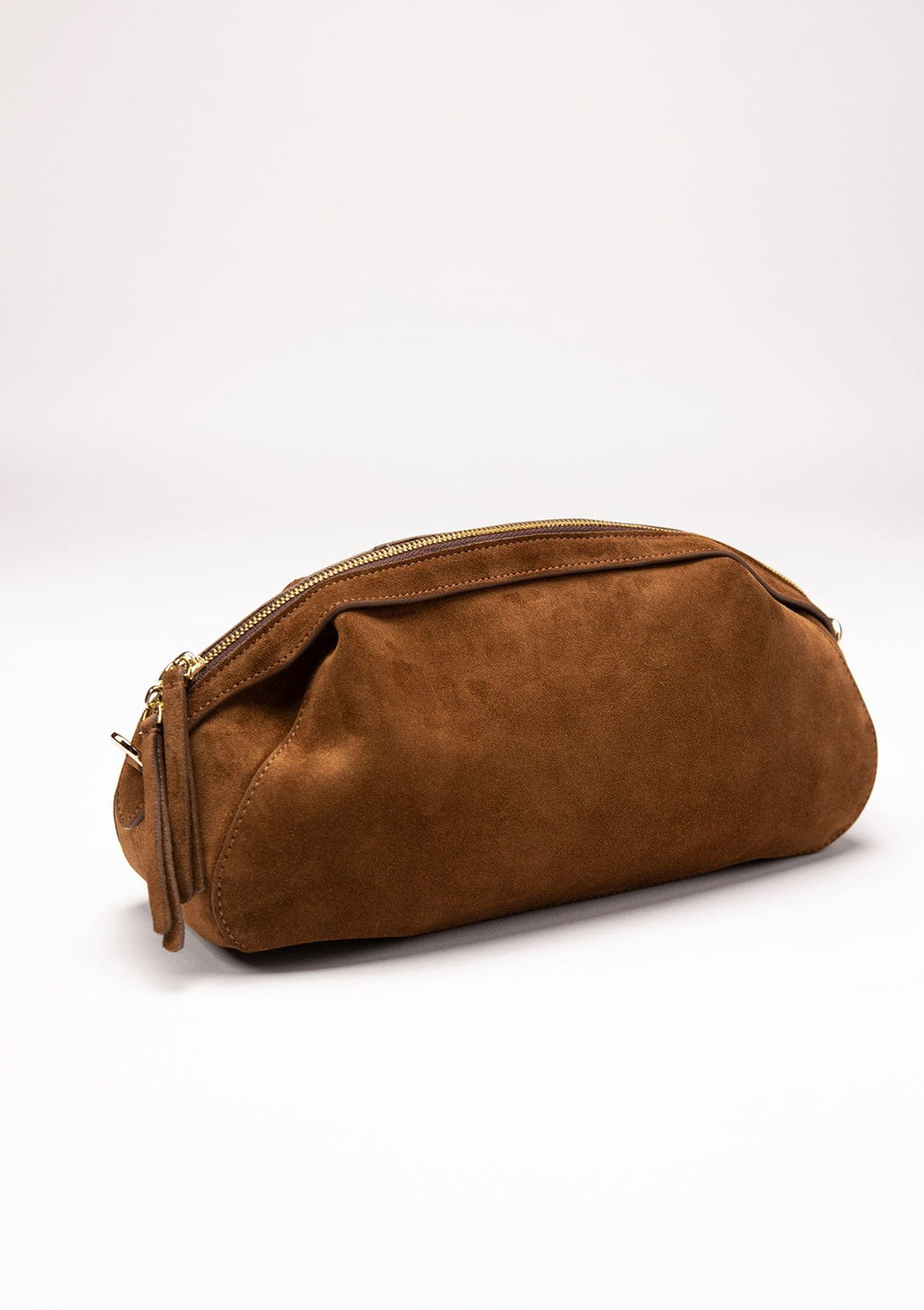 Geantă dama piele naturală de căprioară Étape Venice Brandy Suede