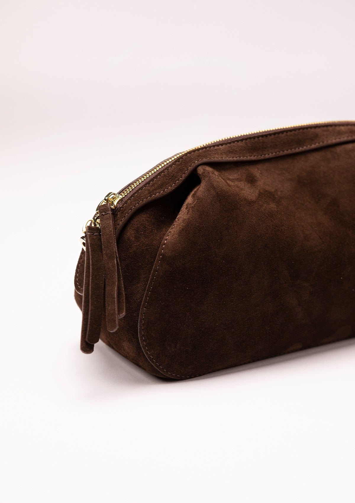 Geantă dama piele naturală de căprioară Étape Venice Chocolate Suede