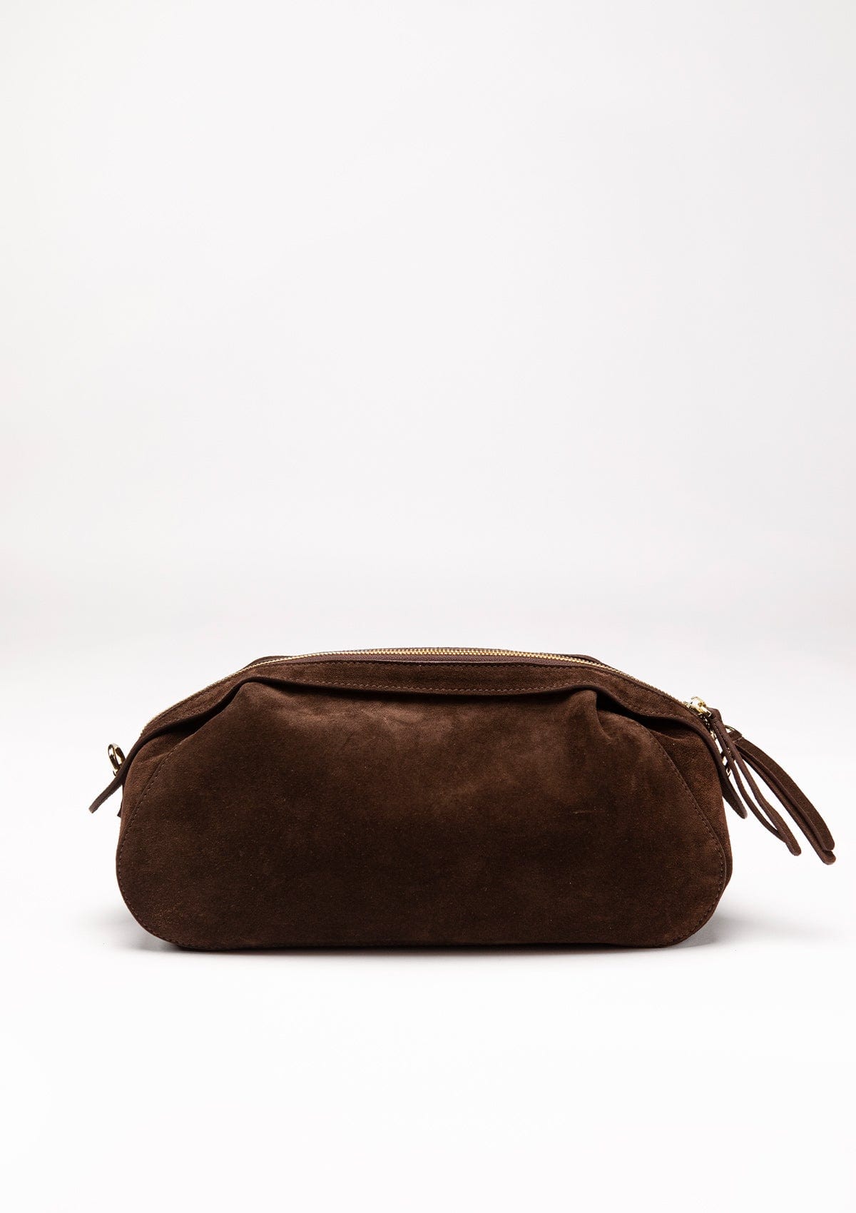 Geantă dama piele naturală de căprioară Étape Venice Chocolate Suede