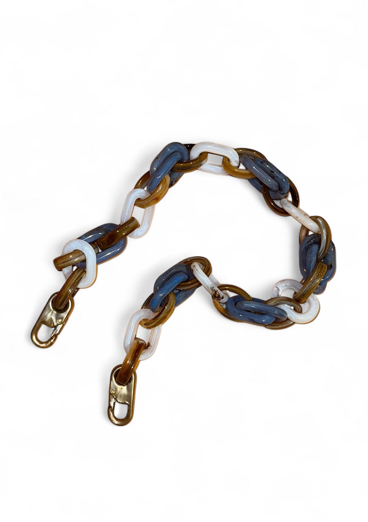 Curea-lanț pentru geantă Étape Venice - Color Beige/Blue