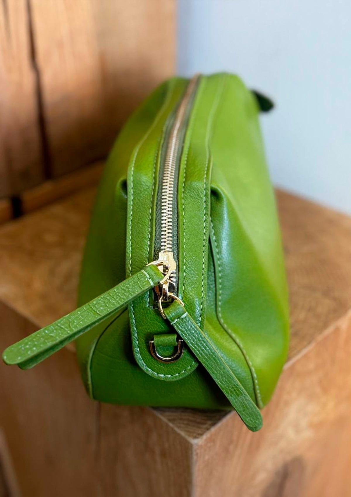 Geantă dama piele naturală Étape Venice Grass Flotard