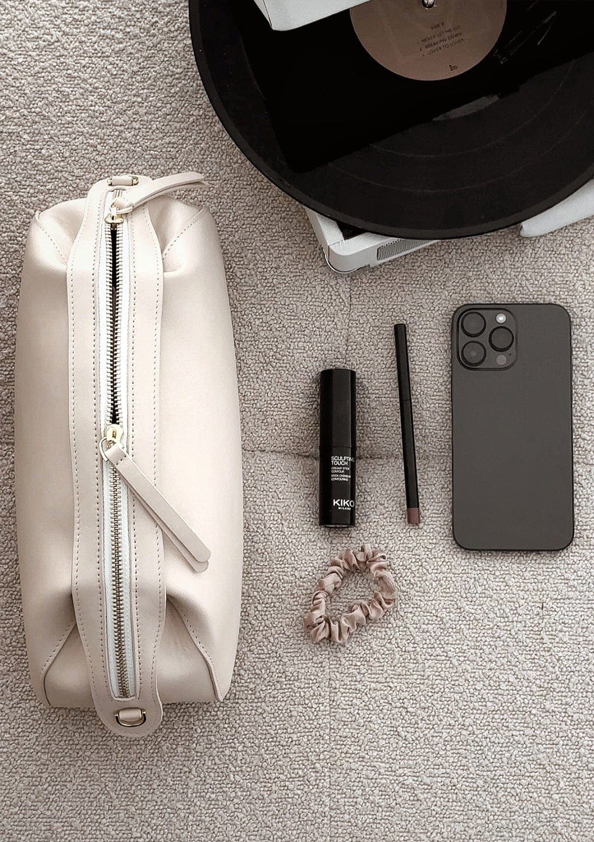 Geantă dama piele naturală Étape Venice Latte Nappa