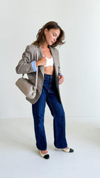 Geantă dama piele naturală Étape Venice Capuccino Nappa