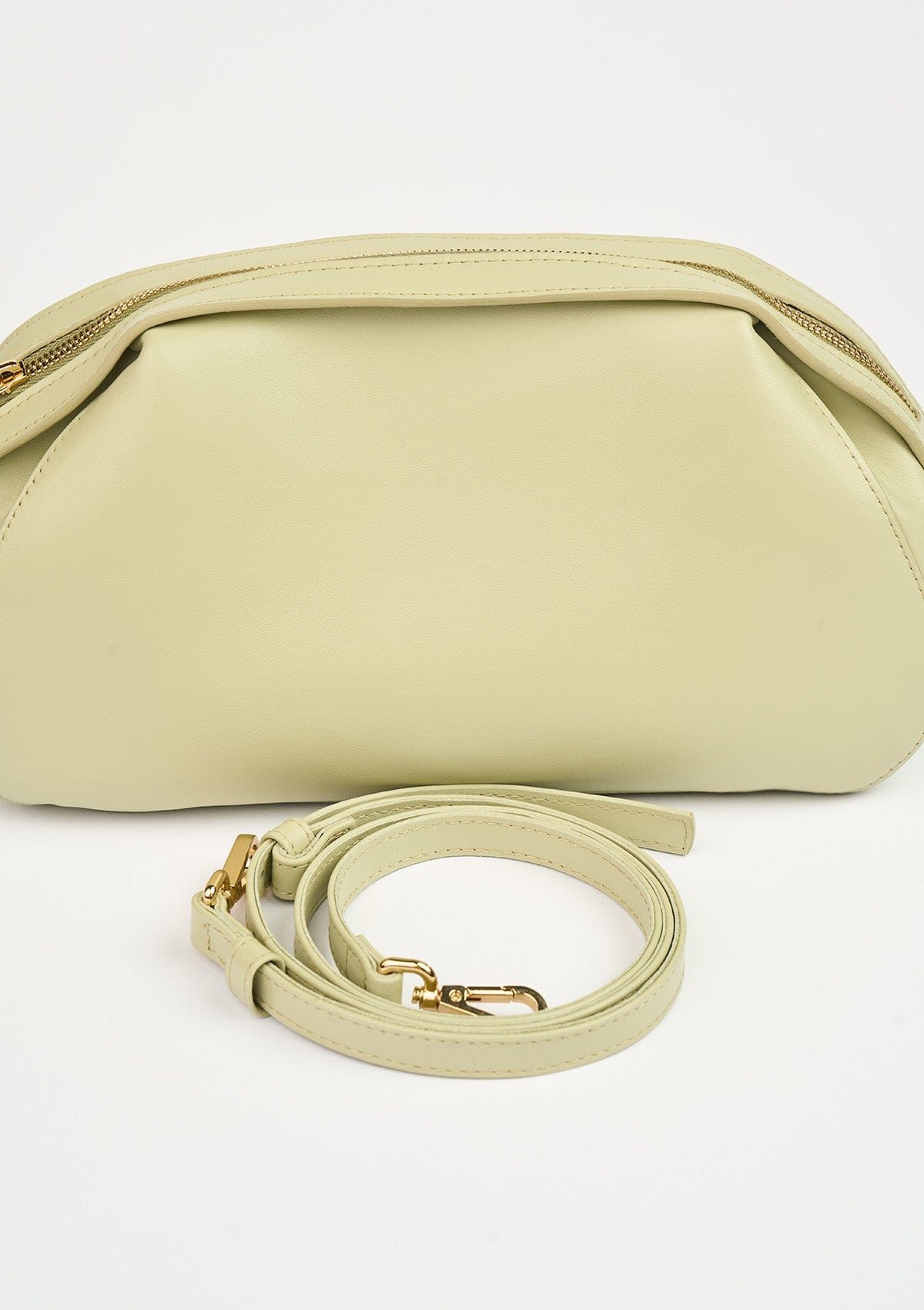 Geantă dama piele naturală Étape Venice Matcha Nappa