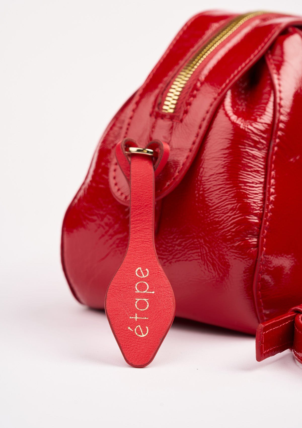 Geantă dama piele naturală Étape Venice Scarlet Lacca