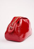 Geantă dama piele naturală Étape Venice Scarlet Lacca