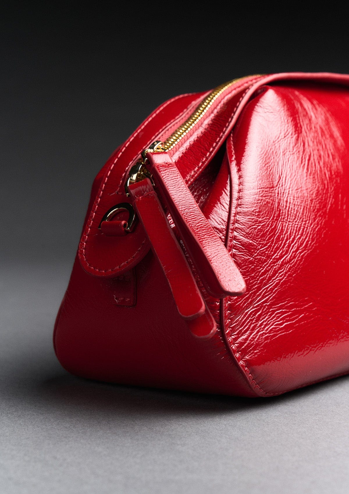 Geantă dama piele naturală Étape Venice Scarlet Lacca