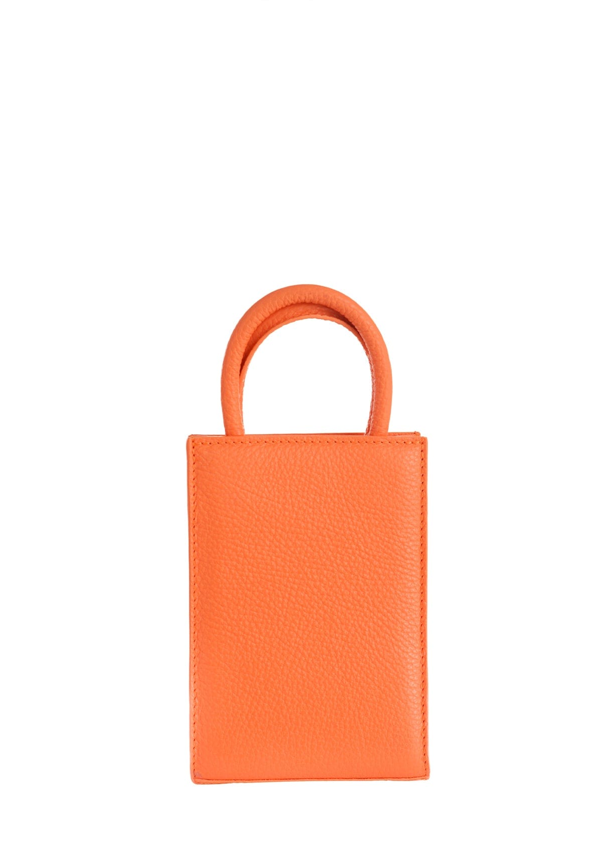 Geantă piele naturală Ètape X Sagaboi MIMI BAG Hand Painted Orange