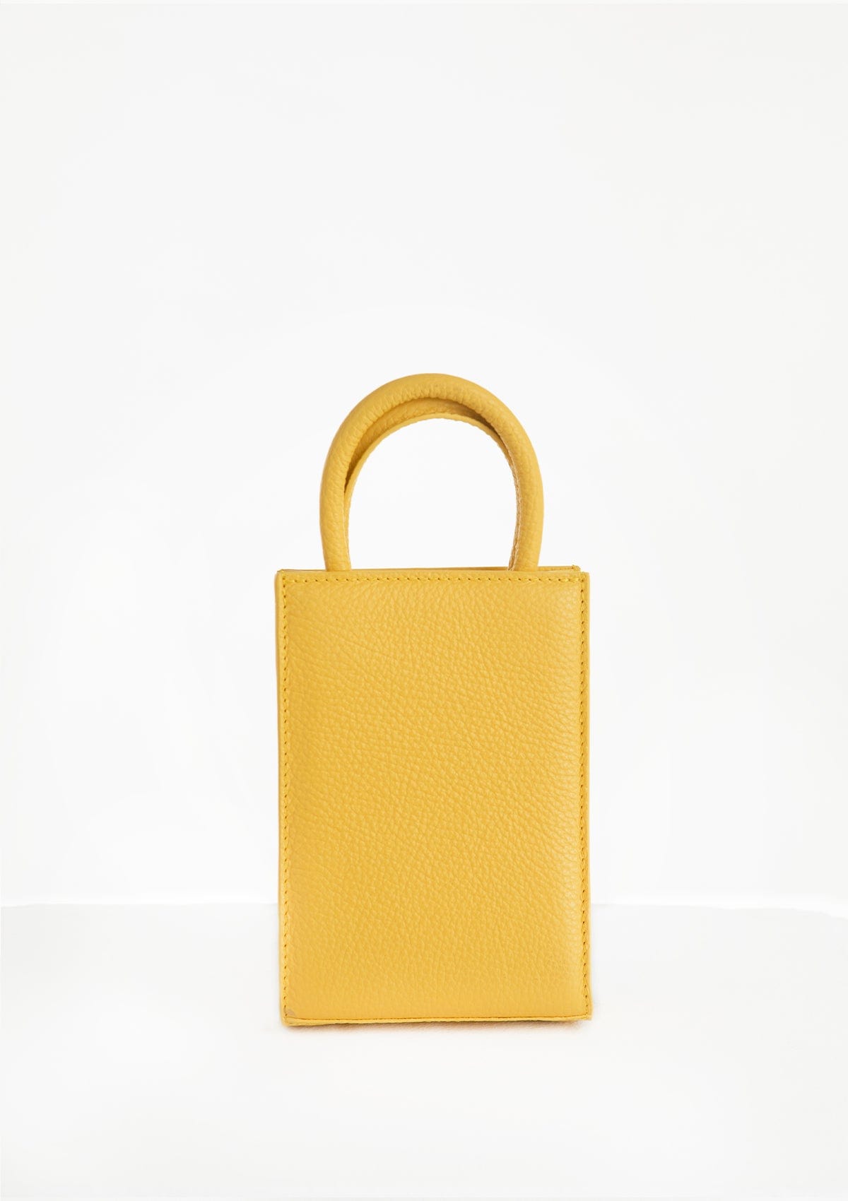Geantă piele naturală Ètape X Sagaboy MIMI BAG Paint Yellow
