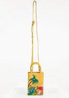 Geantă piele naturală Ètape X Sagaboy MIMI BAG Paint Yellow