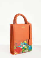 Geantă piele naturală Ètape X Sagaboy TOY BAG Paint Orange