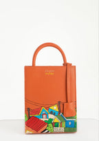 Geantă piele naturală Ètape X Sagaboy TOY BAG Paint Orange