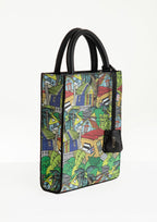 Geantă piele naturală Ètape X Sagaboy TOY BAG Print Black