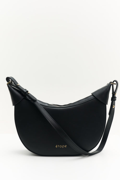 Geantă dama piele naturală  Etape Moon Black Nappa
