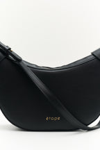 Geantă dama piele naturală  Etape Moon Black Nappa