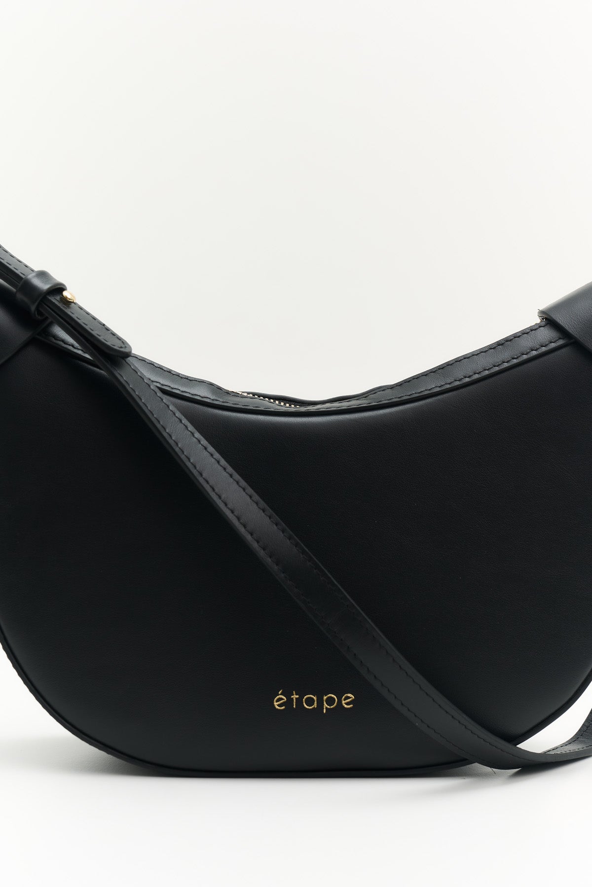 Geantă dama piele naturală  Etape Moon Black Nappa