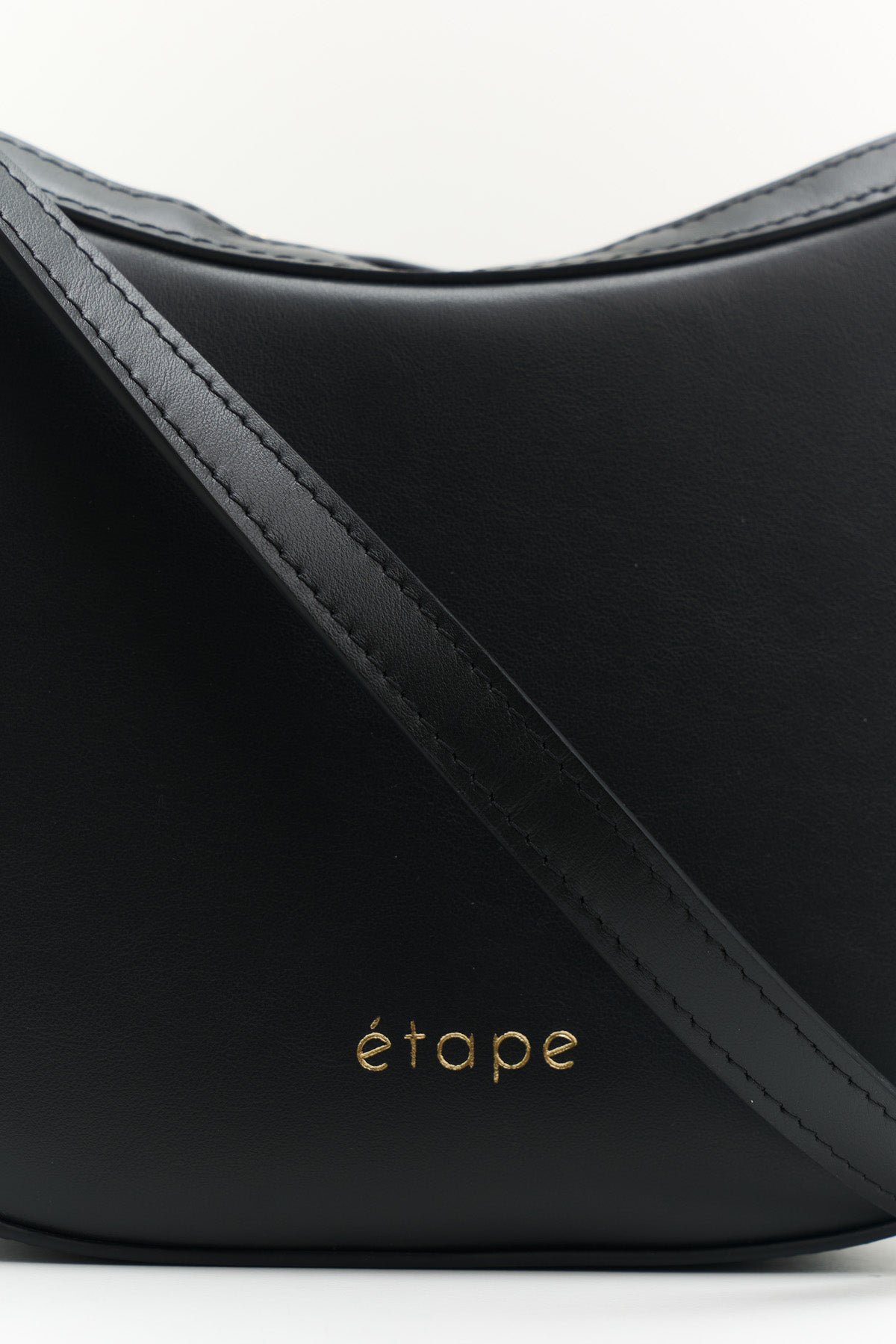 Geantă dama piele naturală  Etape Moon Black Nappa