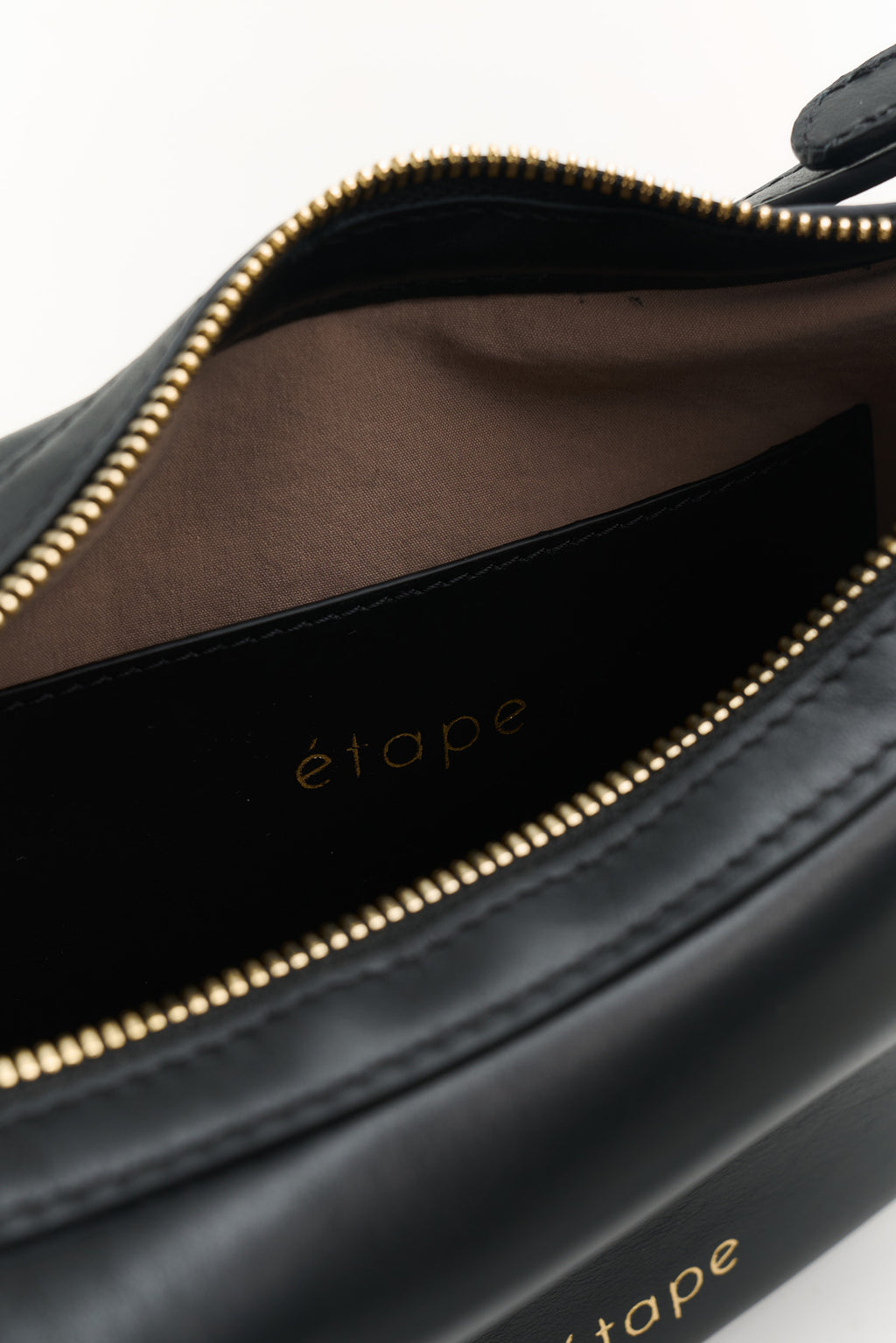 Geantă dama piele naturală  Etape Moon Black Nappa