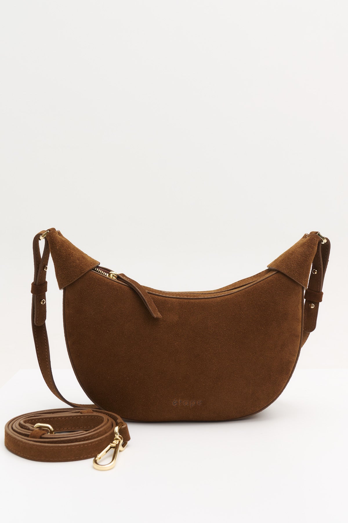 Geantă dama piele naturală de căprioară Etape Moon Bruchatto Suede