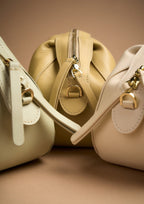 Geantă dama piele naturală Étape Venice Banana Nappa