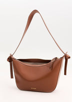 Geantă dama piele naturală Etape Croissant Grande Cognac Nappa