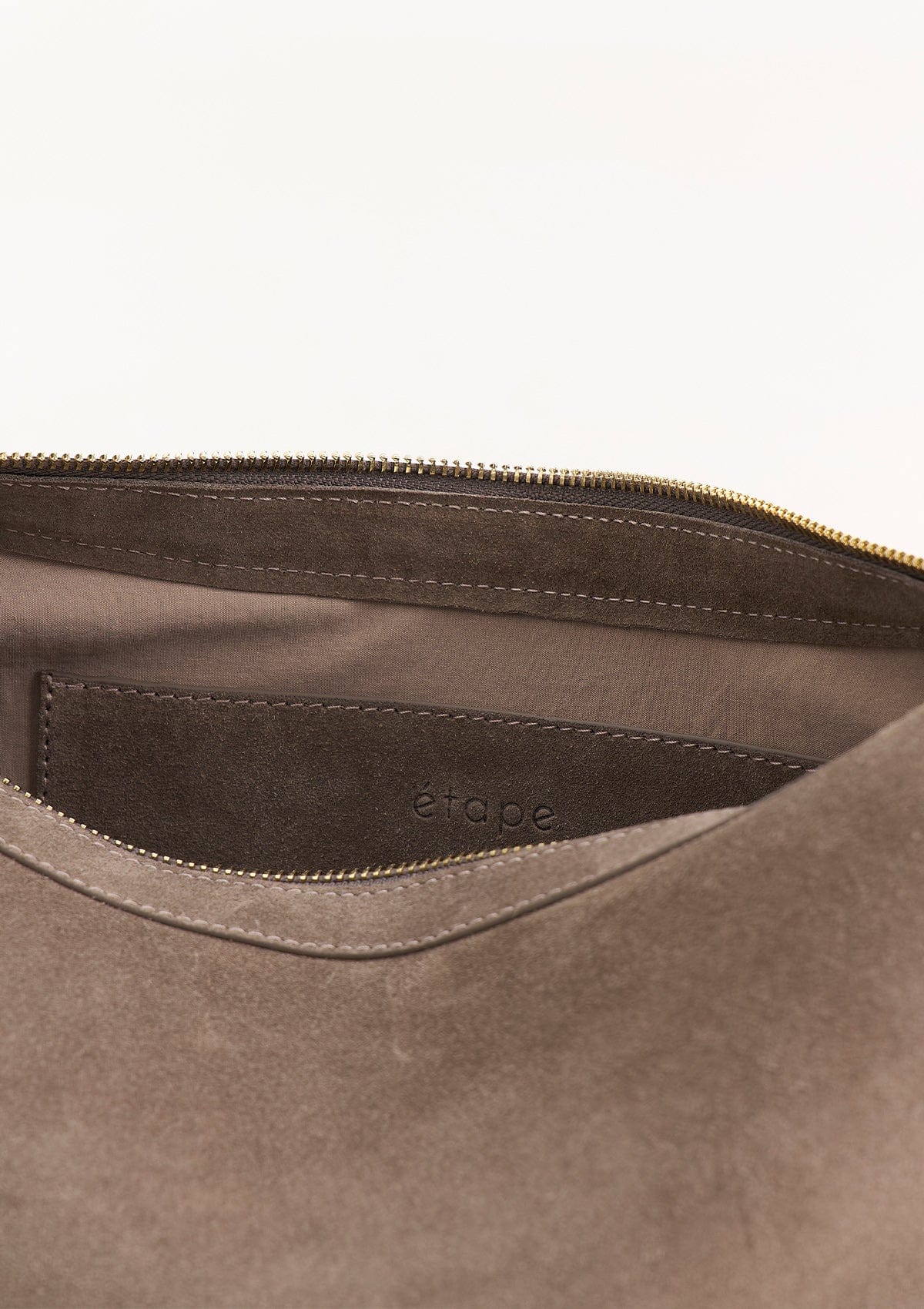 Suede bag Etape Croissant Grande Truffle Suede