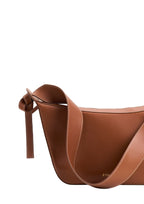 Geantă dama piele naturală Etape Croissant Grande Cognac Nappa