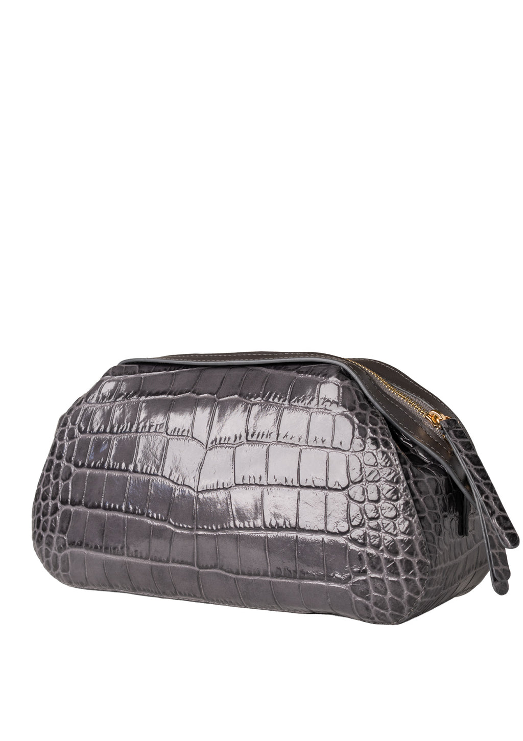 Женская сумка из натуральной кожи Étape Venice Crocco Grigio