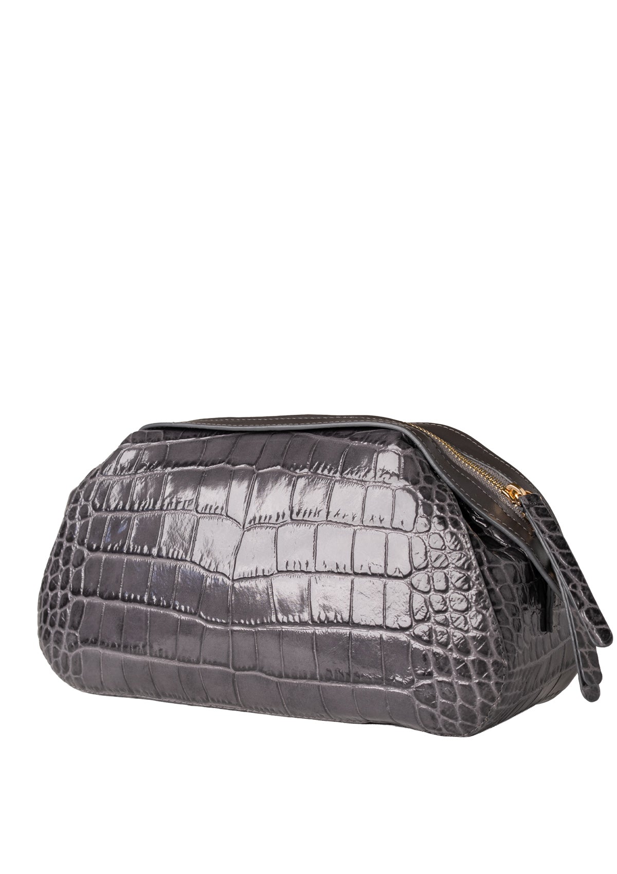 Женская сумка из натуральной кожи Étape Venice Crocco Grigio